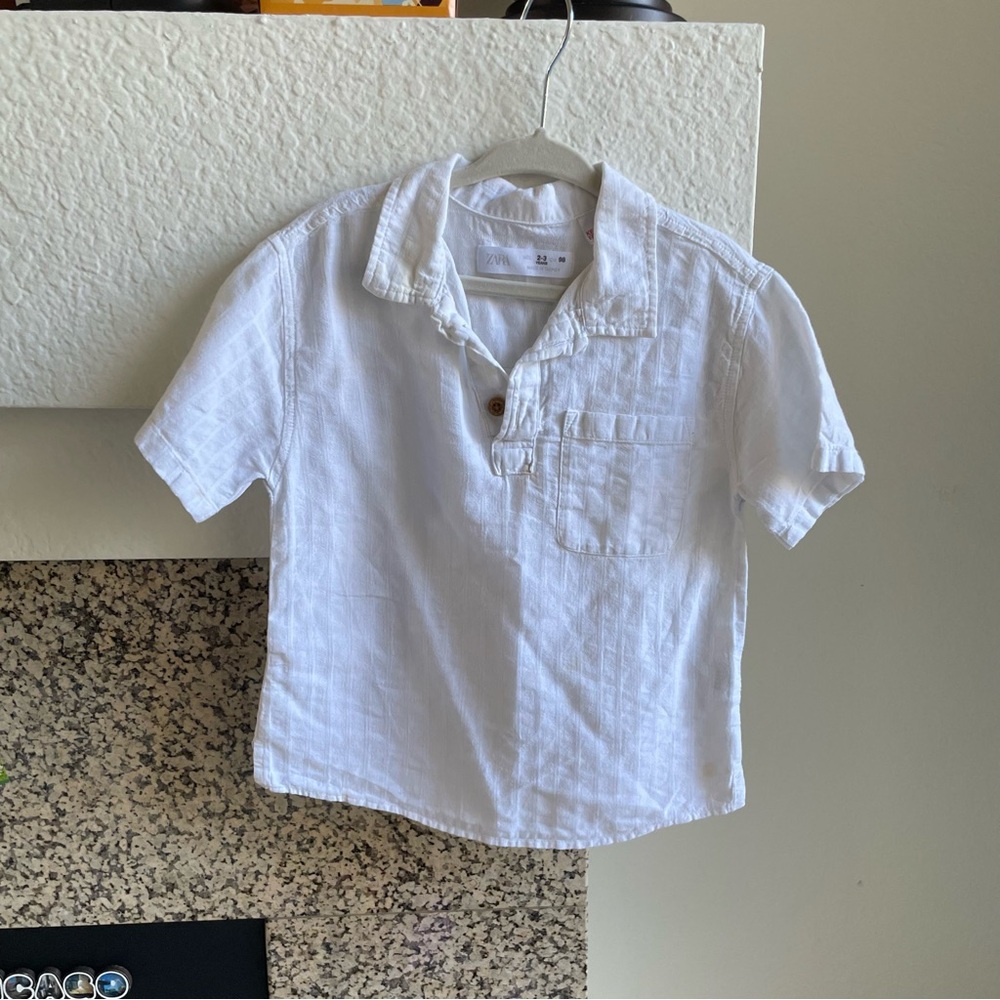Zara Linen Top Size 2-3